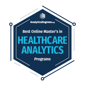 Award Badge for the Best Healthcare Analytics Degrees